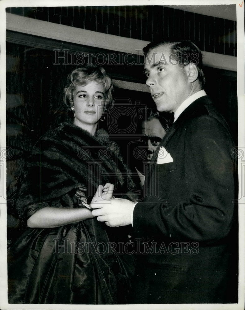 1958 Bobo Sigrist Kevin McClory Producer Premiere I Was Monty's - Historic Images