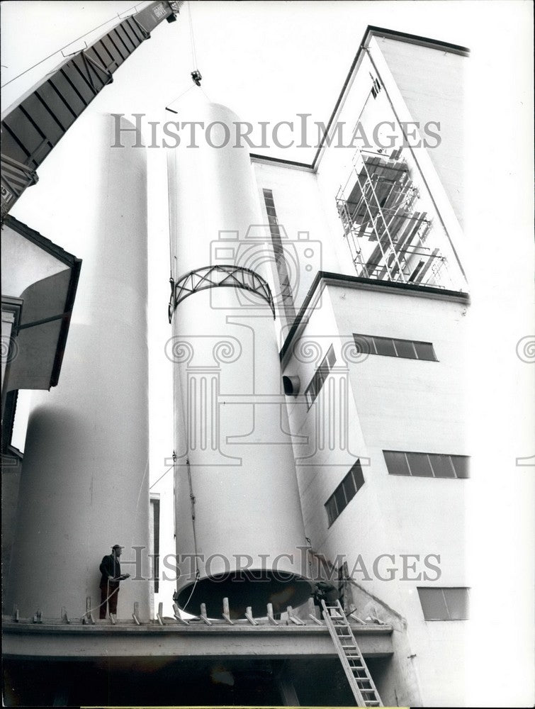 Press Photo Highest Synthetic Silo in Europe - Historic Images