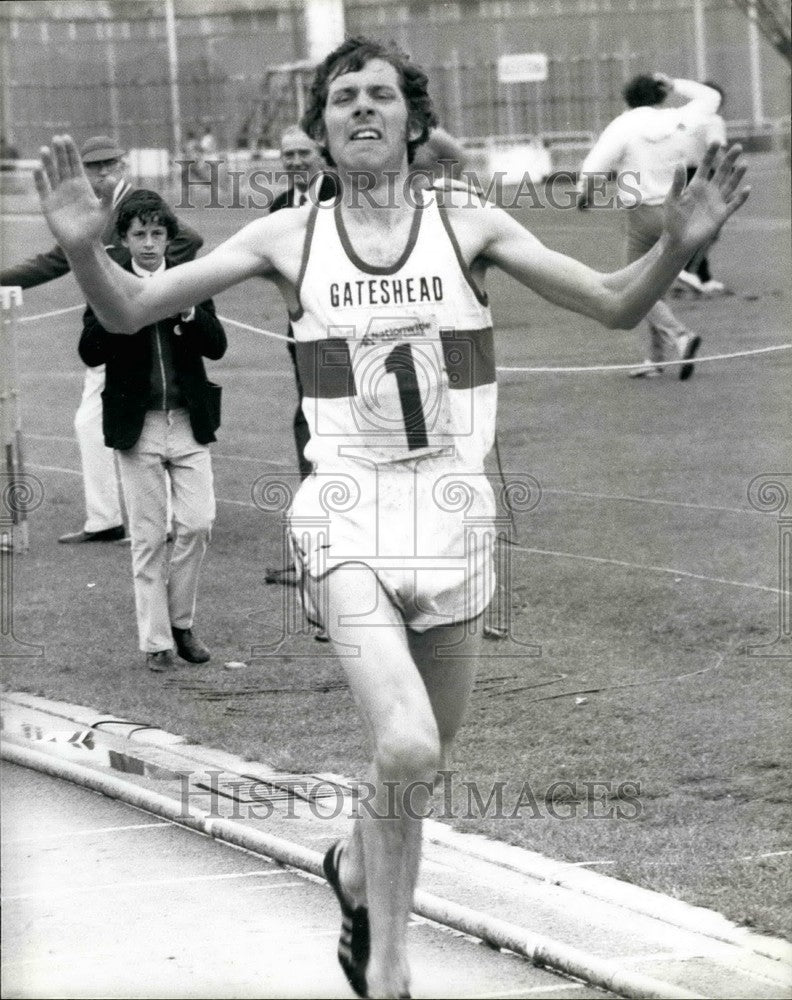 1974 Press Photo Brendan Foster, AAA Championships, Crystal Palace - Historic Images