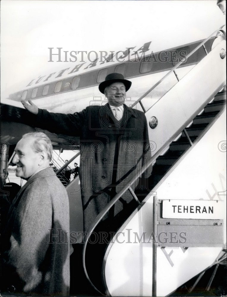 Press Photo Traffic-minister Dr. Seebohm - KSB36289 - Historic Images