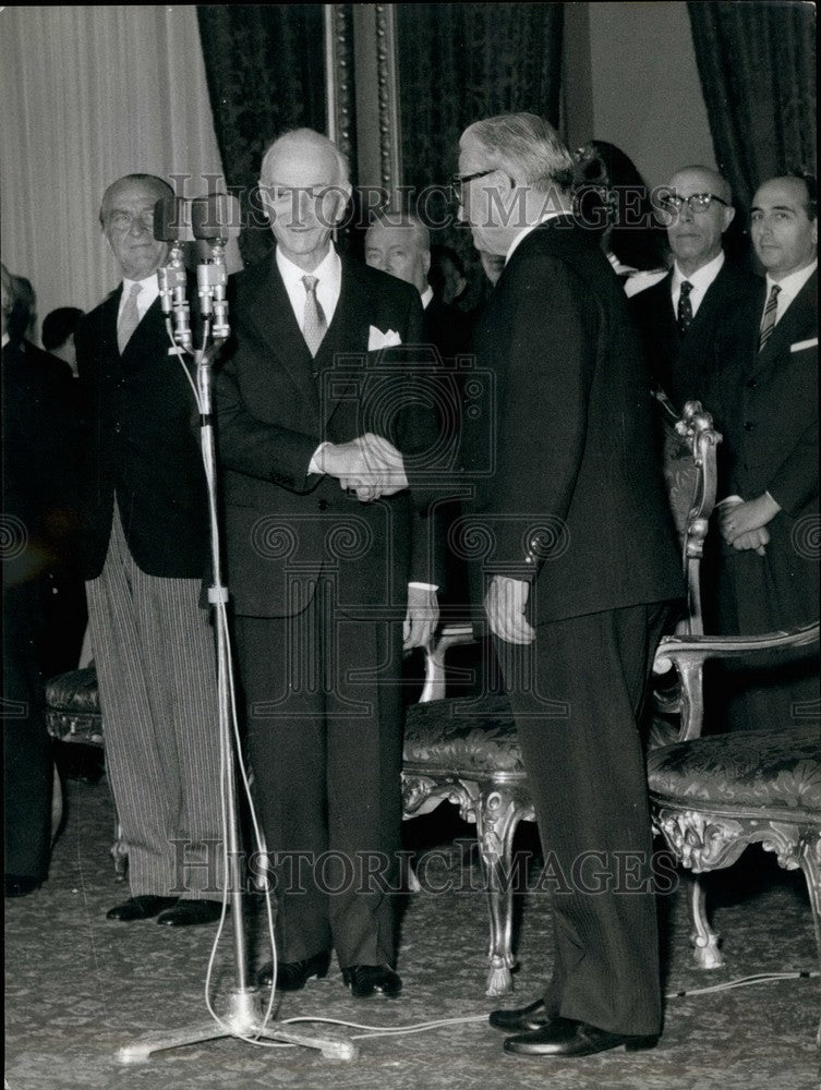 1962, Ceremony at Parliament House For New Italian President - Historic Images