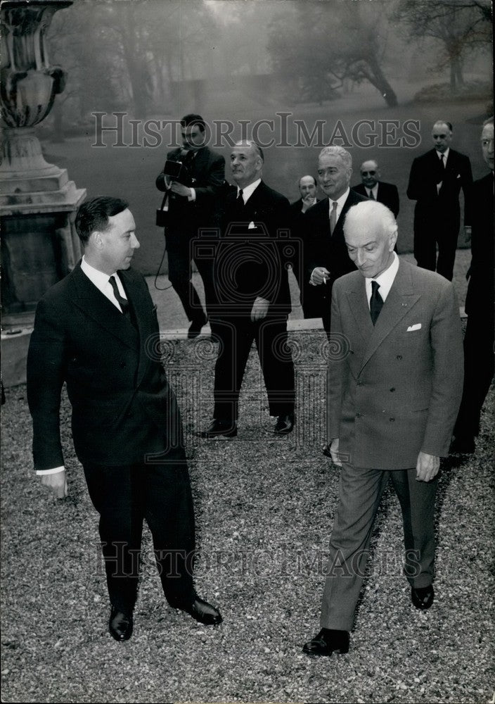 Press Photo Italian Prime Minister in Paris - KSB36309 - Historic Images