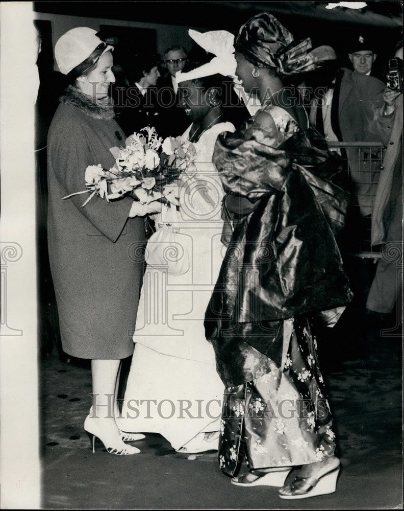 1961 Press Photo President of Senegal Arrives in London - KSB36343-Historic Images