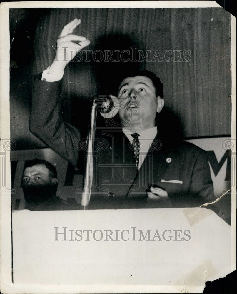 1955, Pierre Poujade French Champion of Small Shopkeepers - KSB36381 - Historic Images