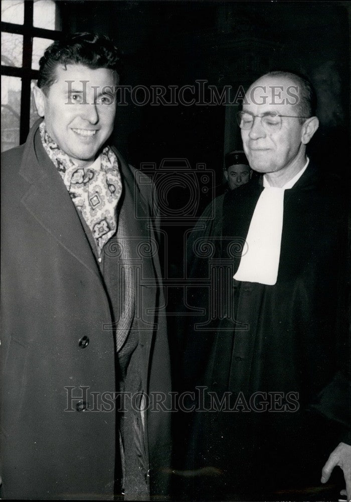 Press Photo M. Schneiter Former President of National Assembly Suing For Libel-Historic Images