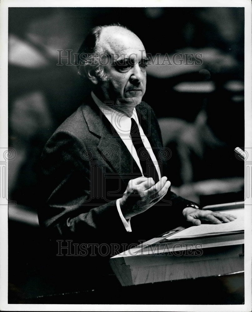 1979 Jose Lopez Portillo President of Mexico Addresses UN - Historic Images