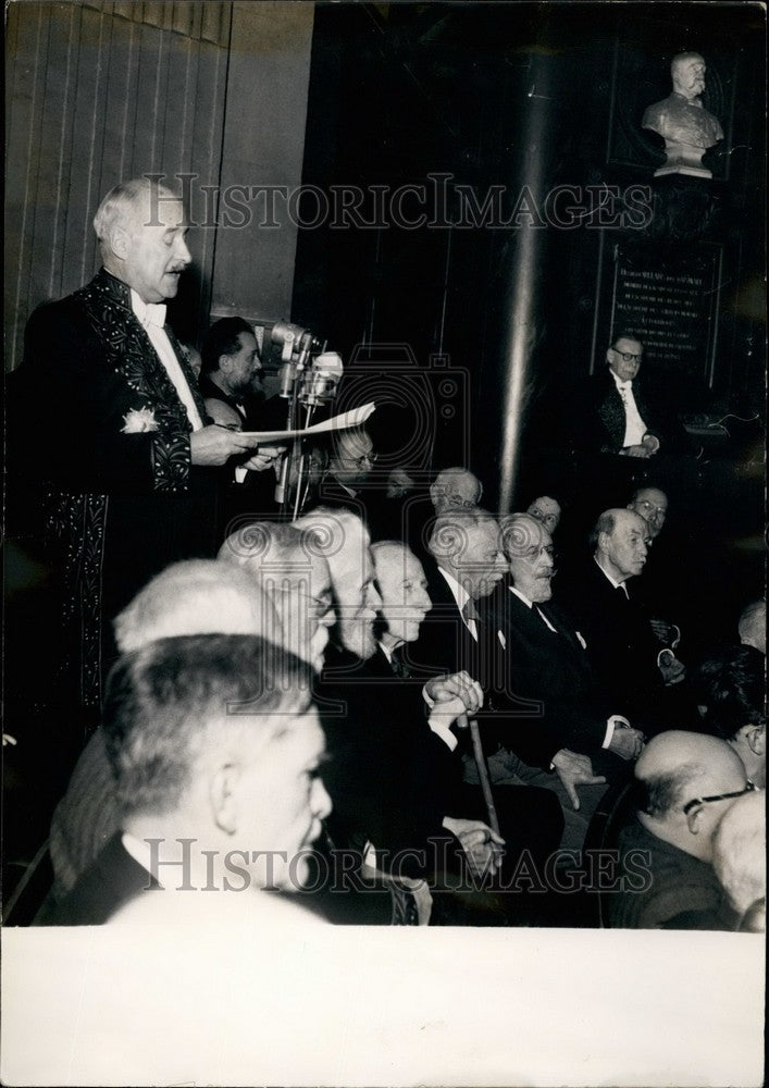 1953 Press Photo Francois Poncet French High Commissioner French Academy-Historic Images