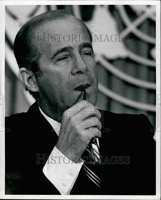 1979, Jean Francois French Minister Foreign Affairs Press Conference - Historic Images