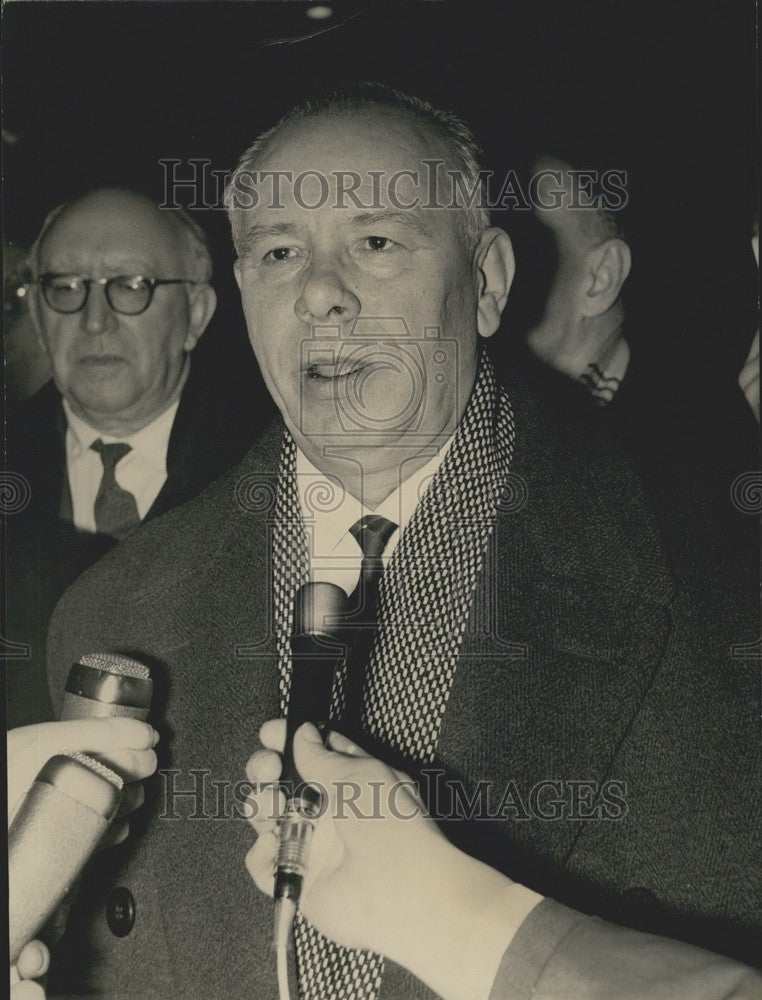  Nicolas Podgorny Soviet Supreme Orly Airport Paris France Reporters - Historic Images