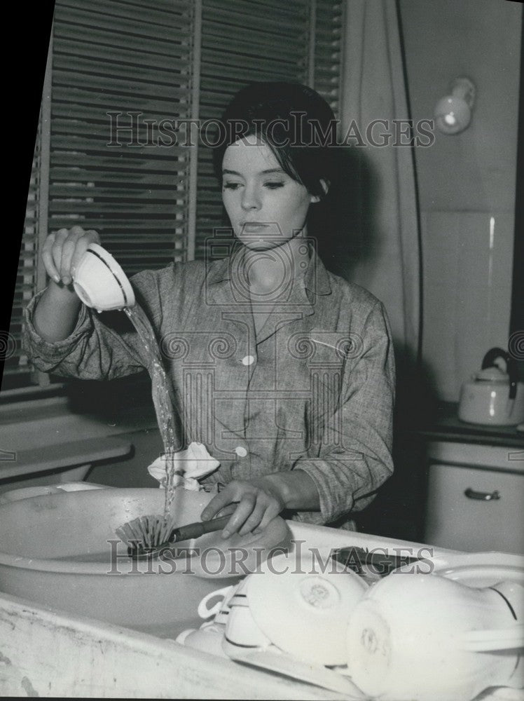 1959 French Actress Pascale Petit As A Charwoman In “Ecstasy” - Historic Images