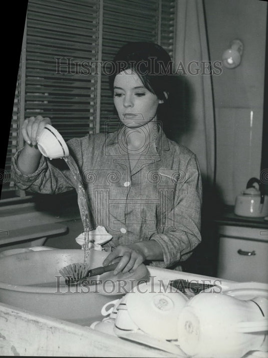 1959 French Actress Pascale Petit As A Charwoman In “Ecstasy” - Historic Images
