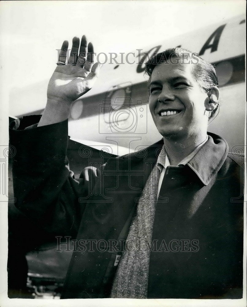 1957 Famous Crooner, Johnnie Ray - Historic Images