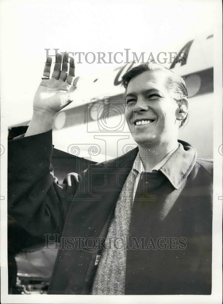 1957 Famous crooner, Johnnie Ray, - Historic Images
