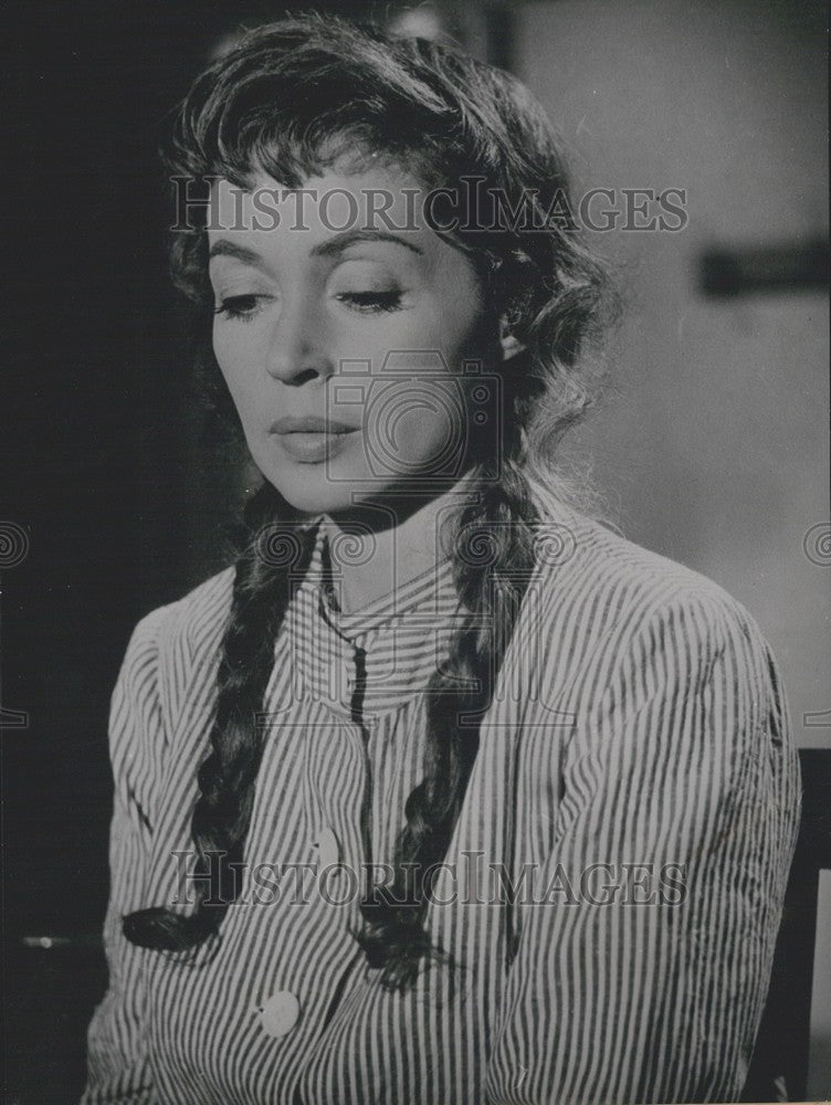 1956 Press Photo Actress Lilli Palmer in Anastasia":" - KSB37017 - KSB37017 - Historic Images