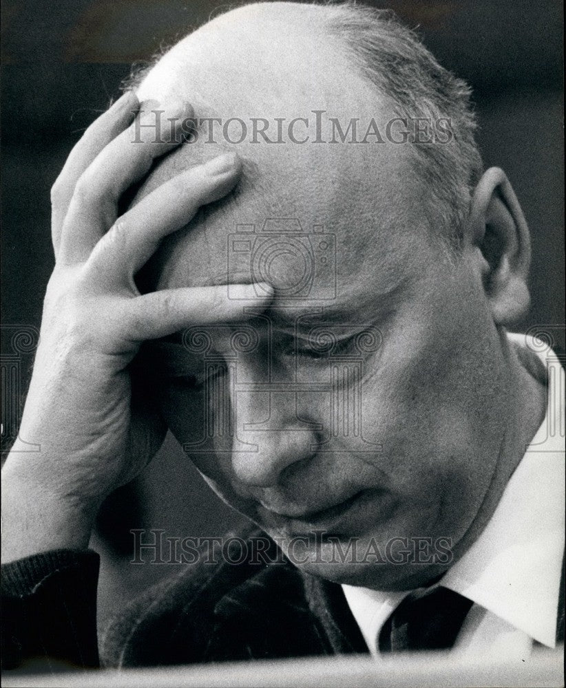 1966 Giancarlo Pajetta, 54, member off the Communist Party Secretary - Historic Images