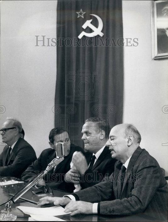 1966 Press Photo Gus Hall, Leader of the US Communist Party - KSB37031-Historic Images