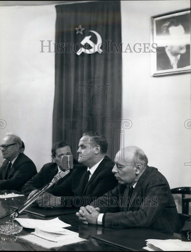 Gus Hall, Leader of the US Communist Party  - Historic Images