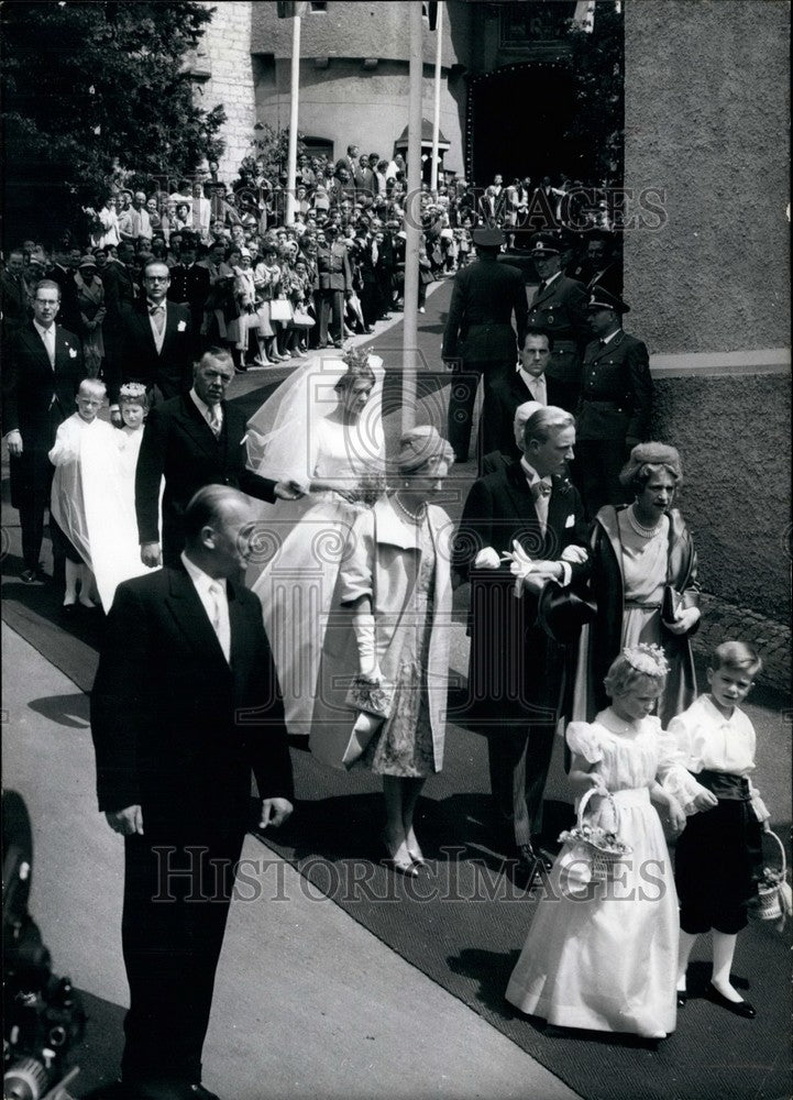 1961 Prince Johann Georg and Princess Birgitta marry - Historic Images