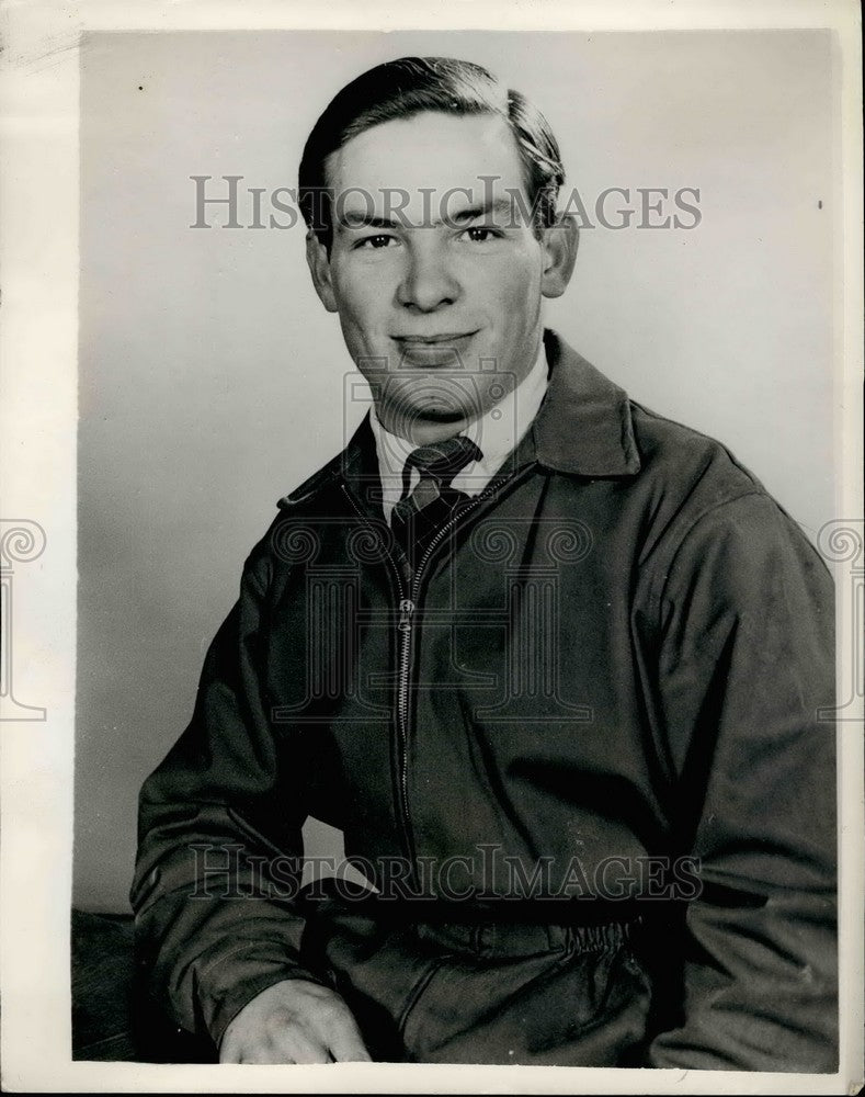 1956 Press Photo Dennis James Pratt,accused of murder - Historic Images