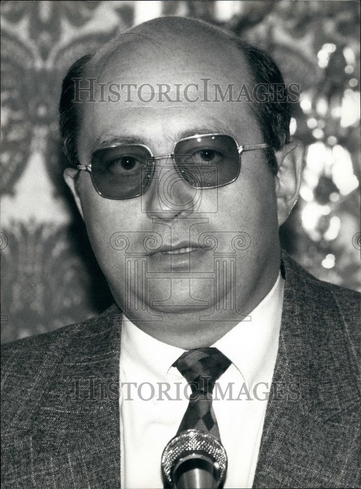 1990 Rumanian Ex-Minister Mihai Lupoi Seeking Refuge - Historic Images