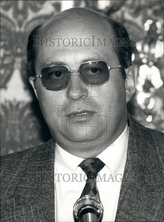 1990 Rumanian Ex-Minister Mihai Lupoi Seeking Refuge - Historic Images