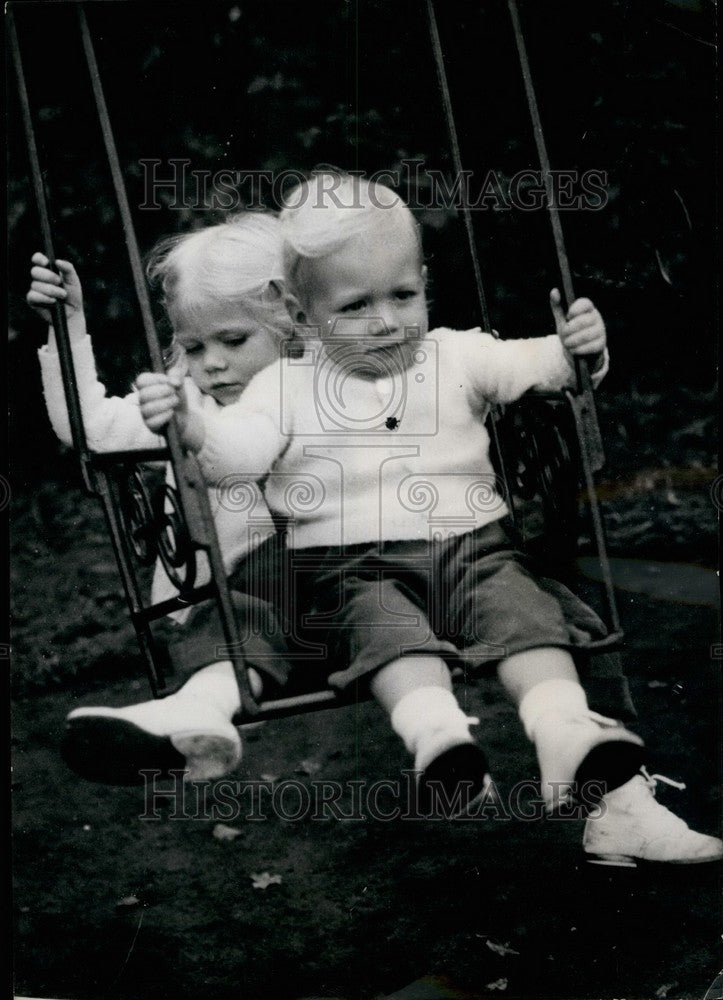 1956 Prince Henri, Princess Marie-Astrid, Luxemburg - Historic Images