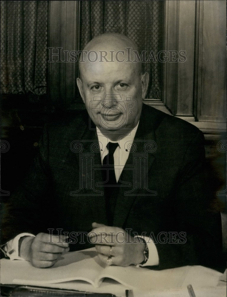 1965 Press Photo French Ambassador To Washington,Charles Lucet - KSB37363 - Historic Images