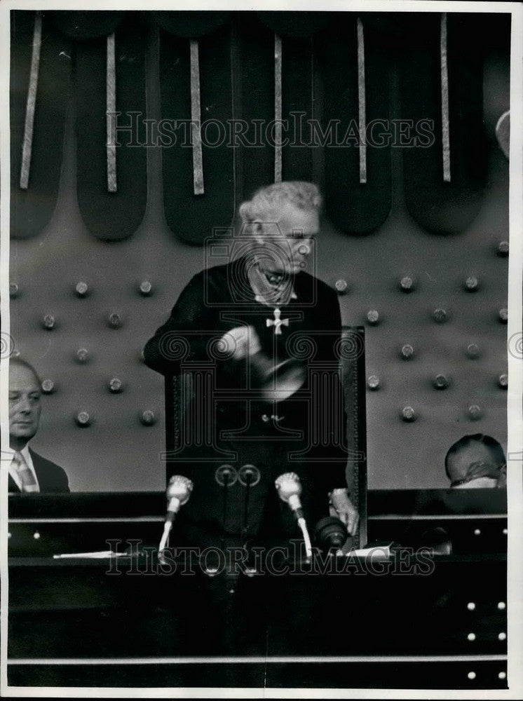 1953 Press Photo Dr. Marie Elizabeth ,second Bonn Parliament - KSB37369 - Historic Images