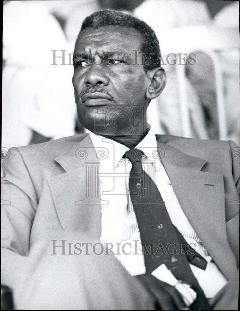 1977 Maj Gel Mohammed El Baghir Ahmed,VP of Sudan - Historic Images