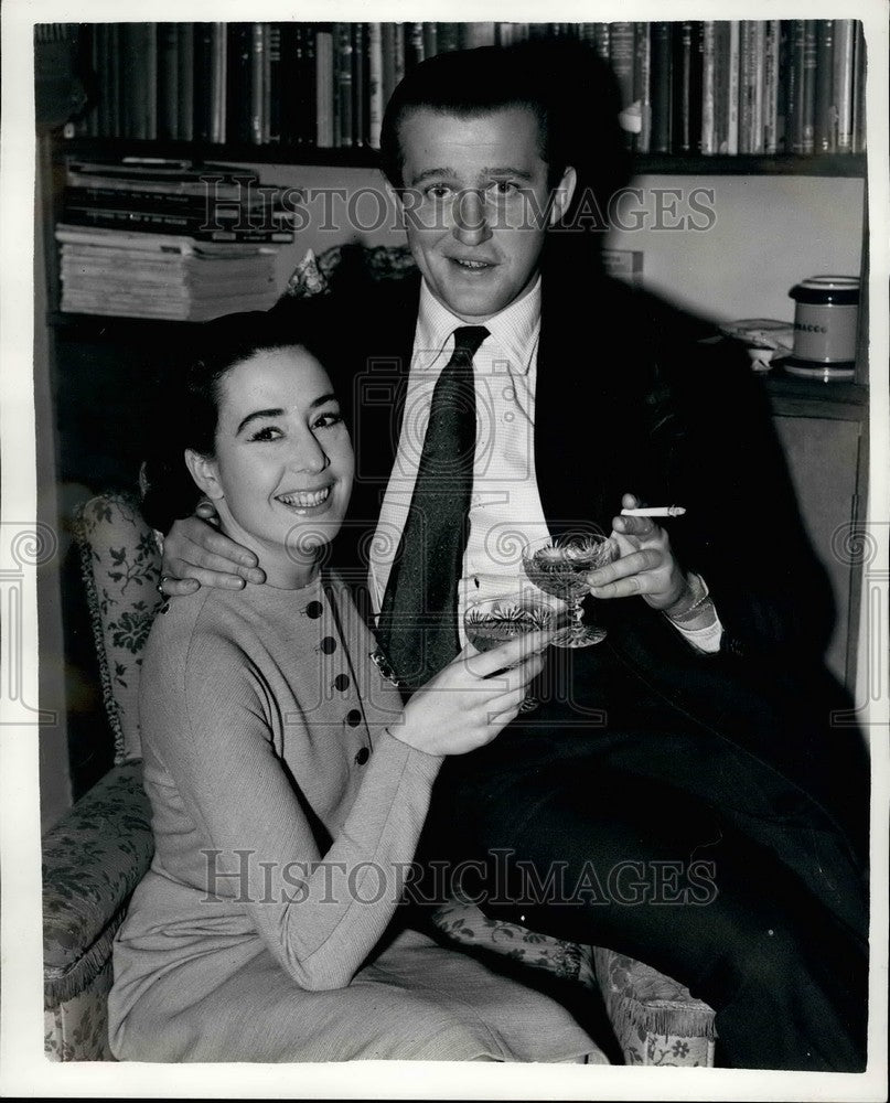 1956 Press Photo Laurel Heath, widow of race car driver John Heath, to marry Ger - Historic Images