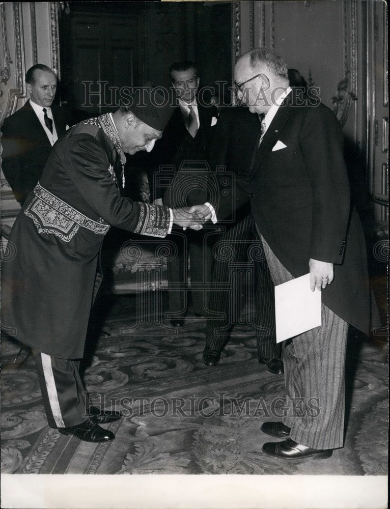 1952 Press Photo Adly Andraos, New Egyptian Ambassador to Paris - Historic Images