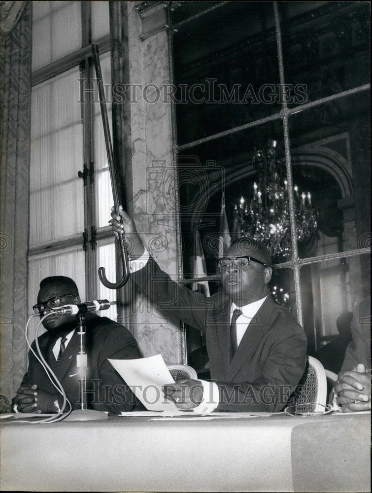 1966 Press Photo M. Bokassa, President of the Central African Republic-Historic Images