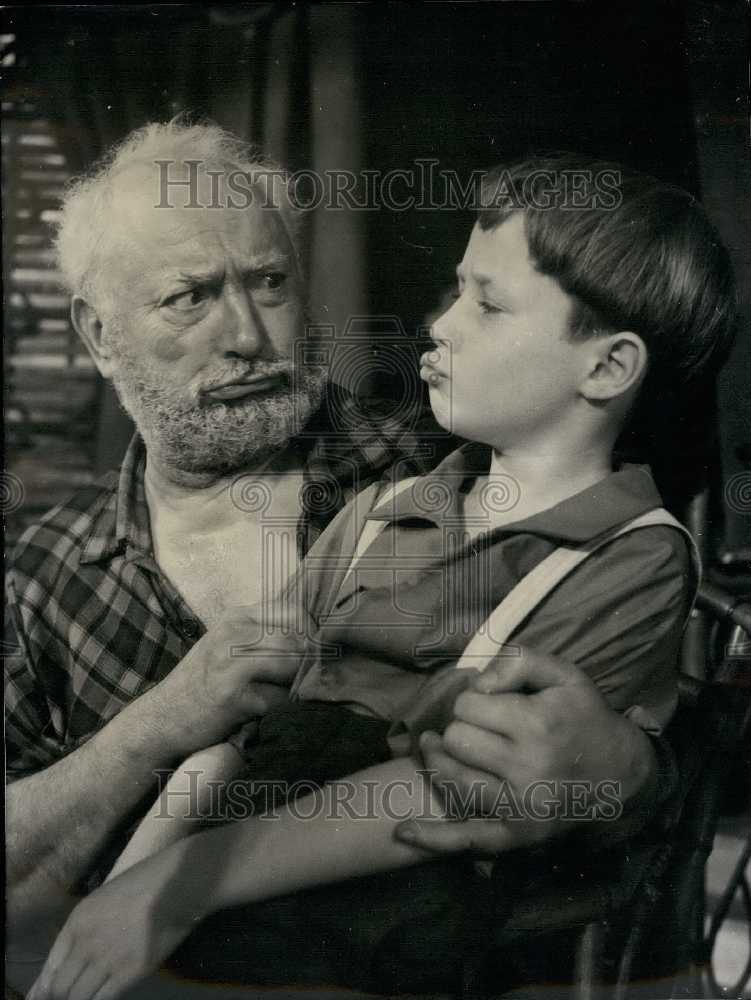 1964 Actor Pierre Brasseur Plays Hemingway in "Tim" - Historic Images
