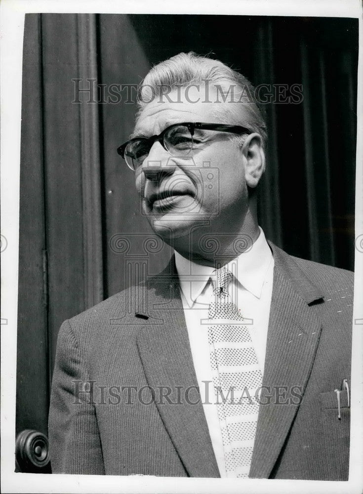 Press Photo Gen Sec Natl Society of Operative Printers ,R.W. Brigenshaw - Historic Images