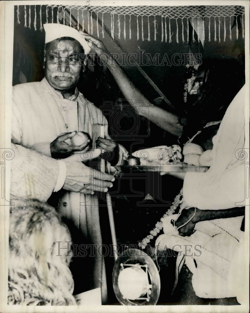 1953 Press Photo Dr. Rajendra Prasad,President of India - KSB37963-Historic Images