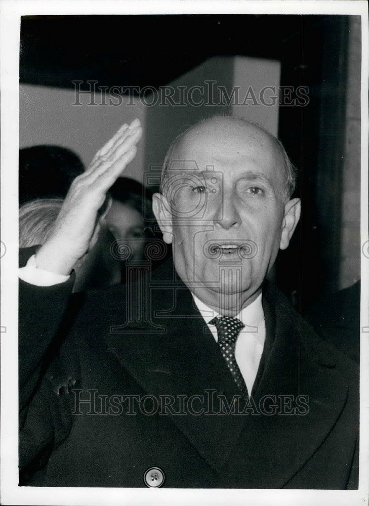 1960 President Manuel Prado Peru Arrives London Airport - Historic Images