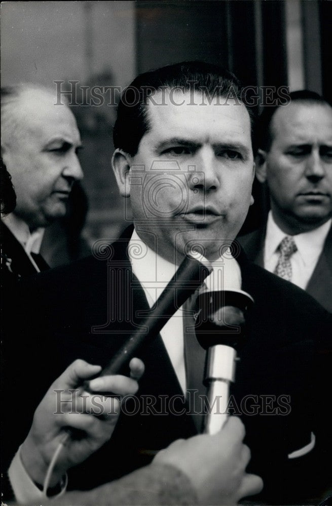 1957 Press Photo M. Luis Reoyo (Poujade&#39;s Party) of France - KSB38127-Historic Images