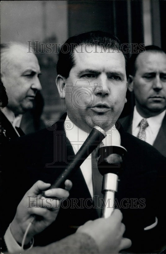 1957 Press Photo M. Luis Reoyo (Poujade's Party) of France - KSB38127-Historic Images