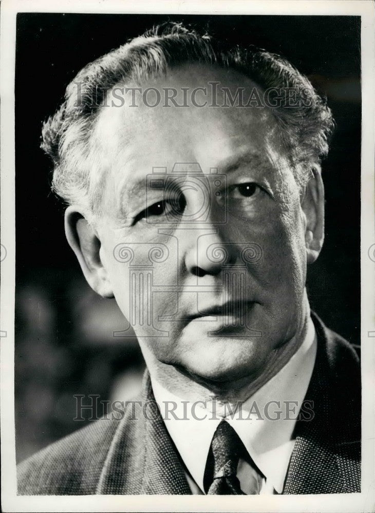 1956 Press Photo Dr. Grantly Dick Read,pioneer of painless childbirth - Historic Images