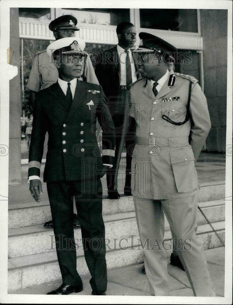 1967, Alhaji Kam Salem &amp; Commodore J.E.A. Wey of the Nigeria - Historic Images