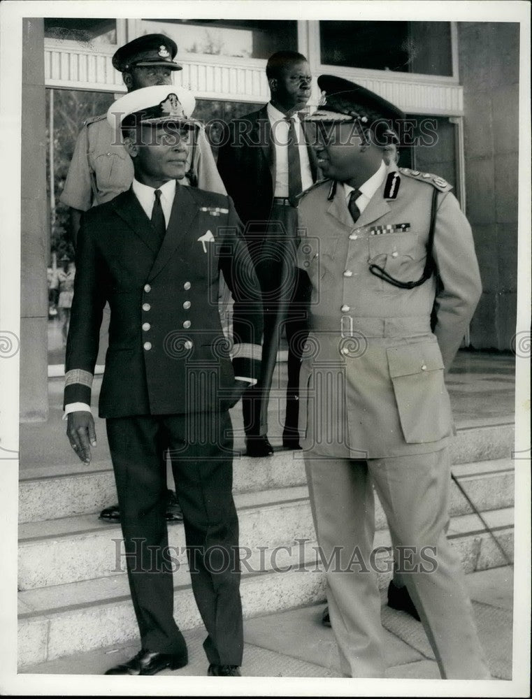 1967 Alhaji Kam Salem &amp; Commodore J.E.A. Wey of the Nigeria Navy - Historic Images