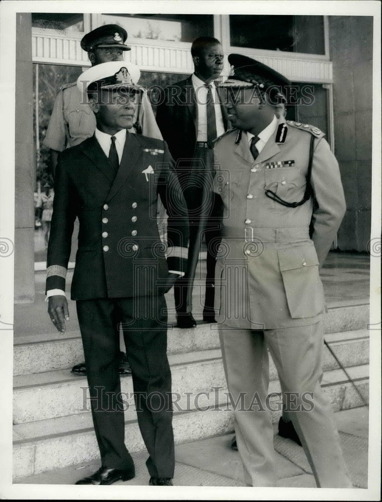 1967 Alhaji Kam Salem & Commodore J.E.A. Wey of the Nigeria Navy - Historic Images