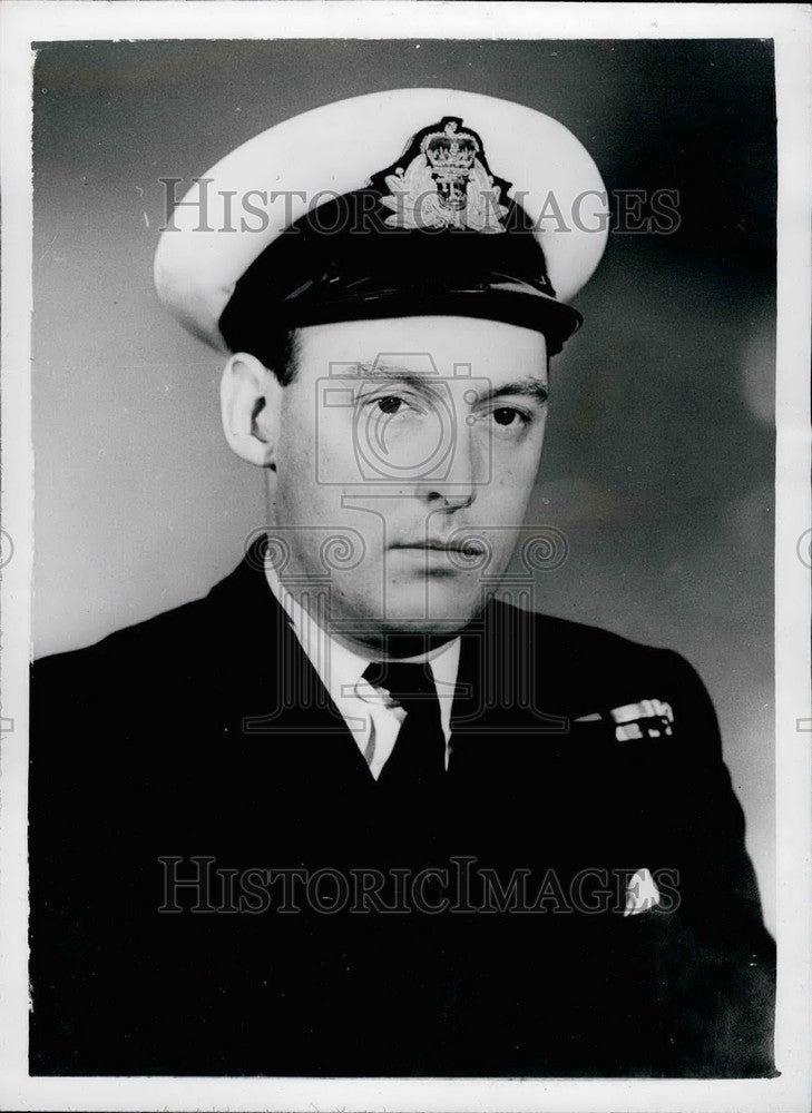 Press Photo Lieut. Cmdr B.F.P. Samborne RN,Britains s atomic sub commander-Historic Images