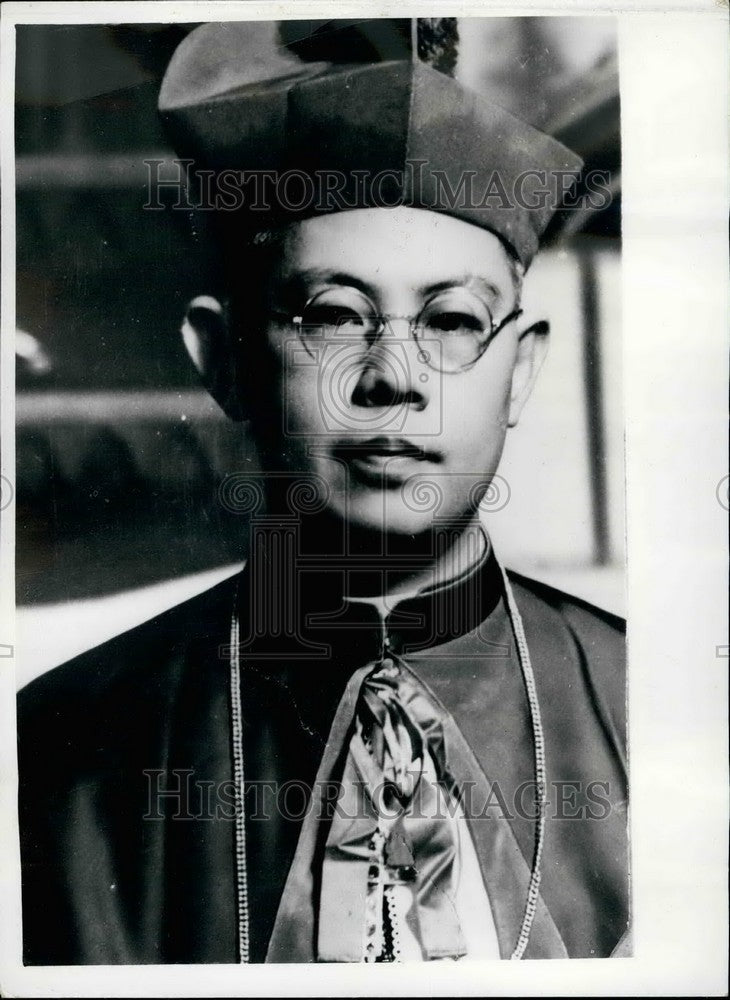 1960 Archbishop Rufino J. Santo of Manila, Philippines, - Historic Images