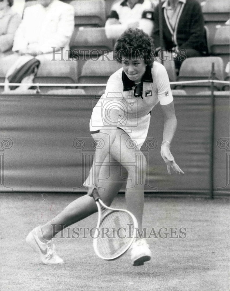 1979  Pam Shriver seen in action at  Beckenham Tennis - Historic Images