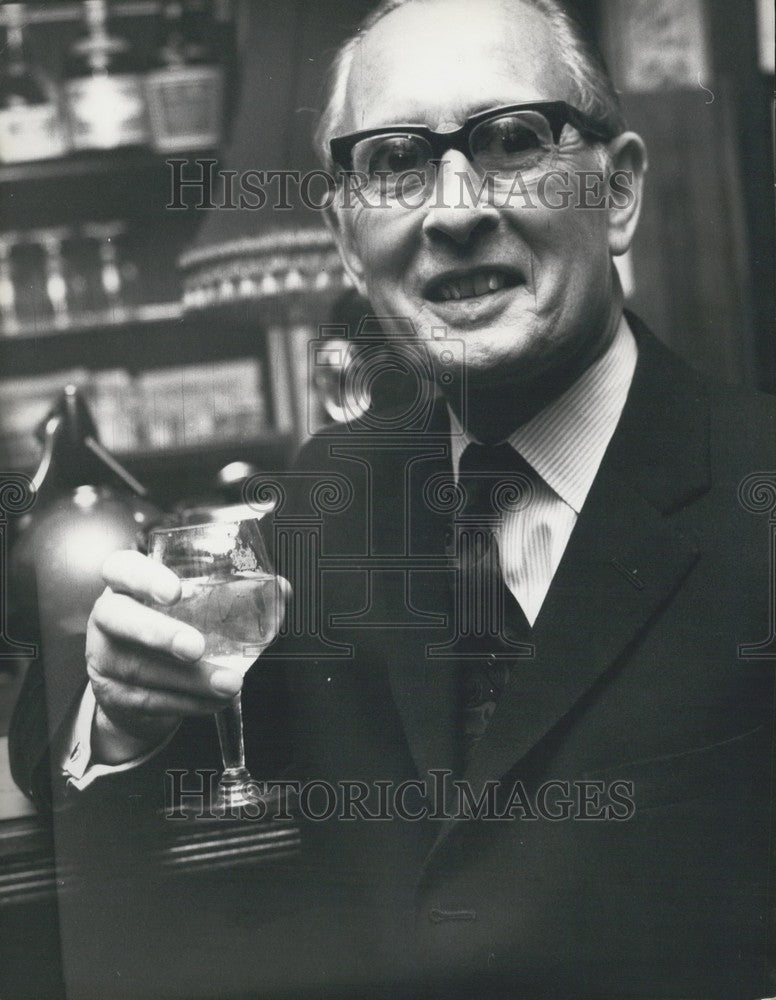 1973, Sir Basil Smallpiece, Deputy Chairman of Lonrho Limited, - Historic Images