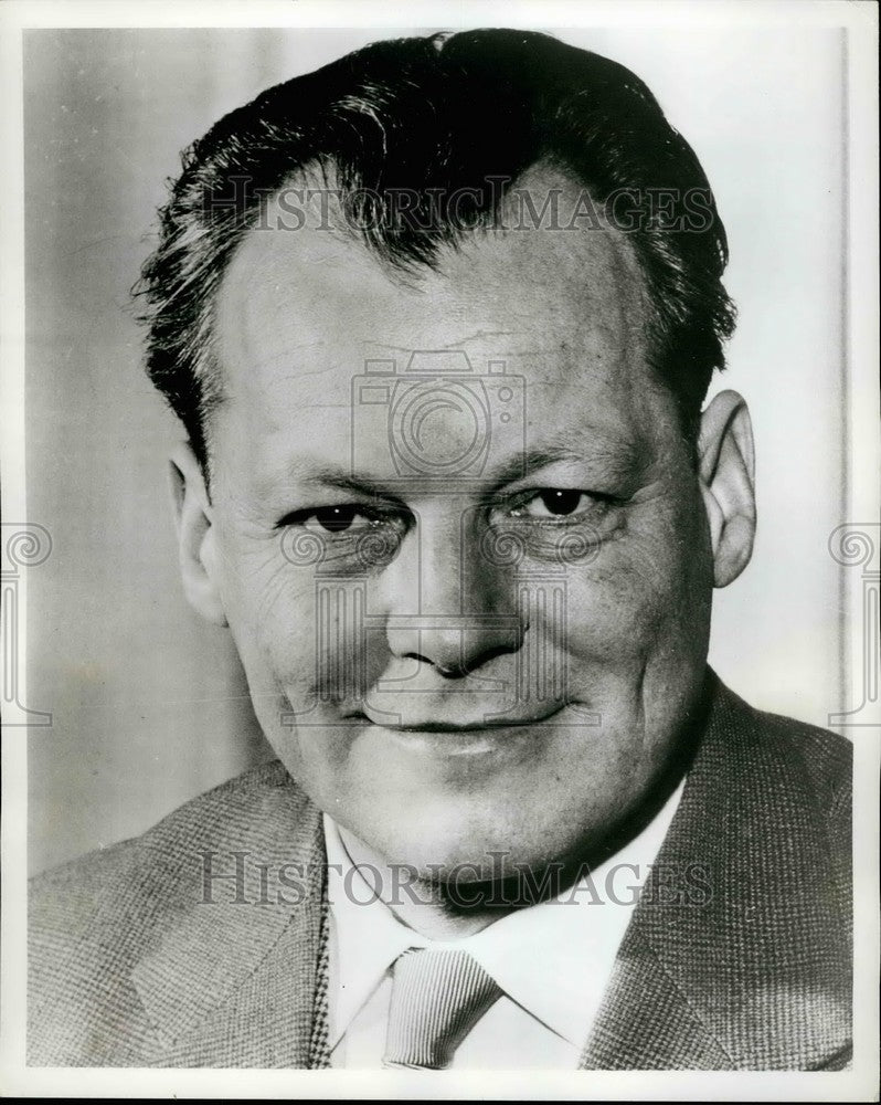 1967 Press Photo Willy Brandt Federal Minister For Foreign Affairs - KSB38813-Historic Images