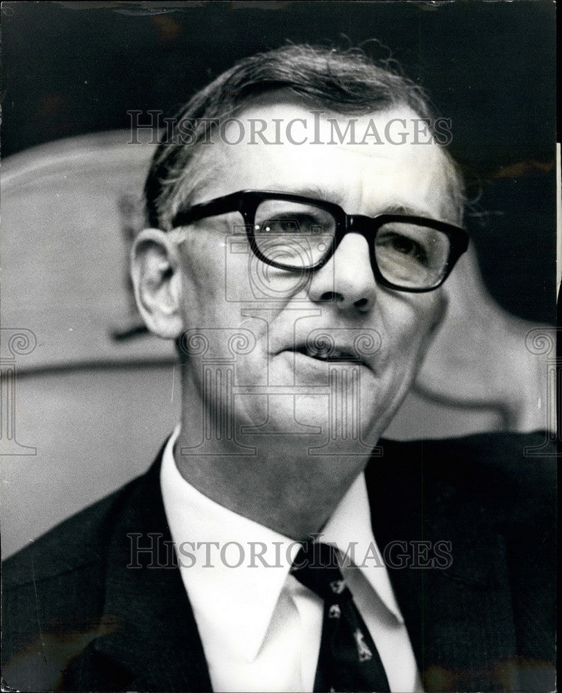 1975 Press Photo Sir Rodney Smith President Royal College Surgeons Conference - Historic Images