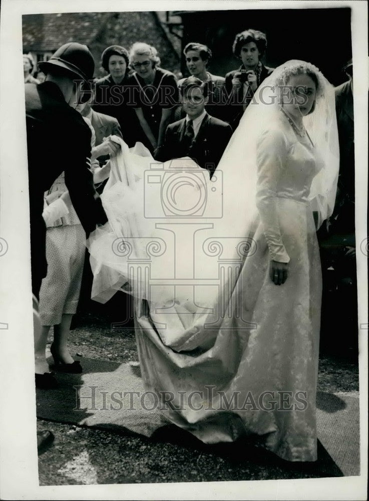 1953 Hon Laura Smith, Wedding - Historic Images