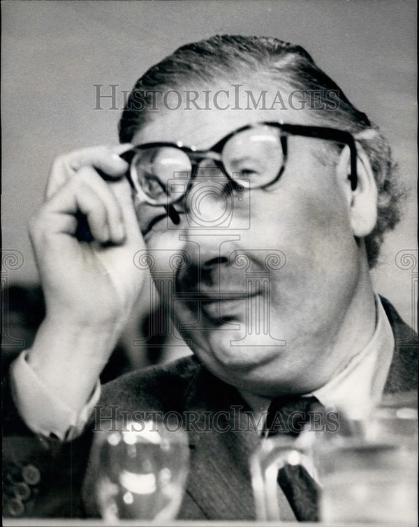 1961 Press Photo Geoffrey Rippon, Conservative Party Conference, in Br ...